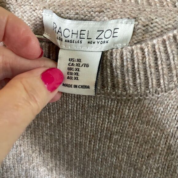 NWT Rachel Zoe size XL taupe boxy relaxed for straight hem. - Picture 5 of 10